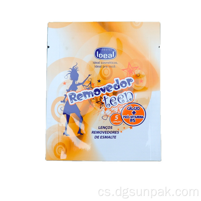 plastová flexibilní taška na balení kosmetických vzorků